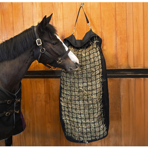 Horse Knotless Hay <b>Net</b> Slow Feed Soft Nylon Hay Bag Durable Knotless <b>Mesh</b> Feeder - Product Image 4