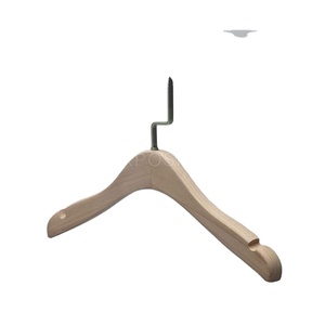 BEAUTY HANDMADE BEST High Quality Boutique Style a Grade Lotus Wooden Hanger With Notches with Bar Suit Hanger - Product Image 4