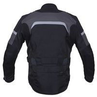 Veste de moto unisexe imperméable en Cordura, manches longues, col montant, rembourrage protecteur, respirante, textile, fermeture éclair, personnalisable