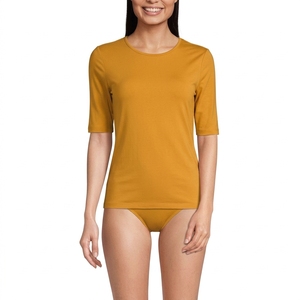 Maillot de bain à manches courtes personnalisé pour femmes, vêtements de sport, vêtements de plage, hauts athlétiques, fournisseur de vêtements en gros - Product Image 1