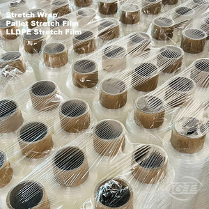 High Quality and Low Cost Transparent PE Stretch Film Stretch Transparent Waterproof Plastic Sheet Film Rolls - Product Image 3