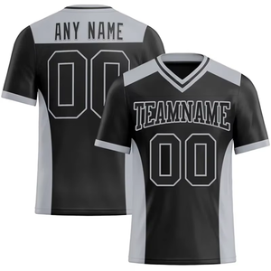 Jersey de Fútbol Americano Sublimado Personalizado 2025 para Hombre y Mujer, Nombre del Equipo y Número Impresos, Manga Corta, Transpirable - Product Image 2