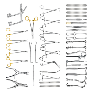 ARISTON INTERNATIONAL Set de Cirugía Toracotómica de 76 Piezas, Kit de Instrumentos Quirúrgicos Torácicos Manuales Profesionales, Retractor de Acero Inoxidable - Product Image 3
