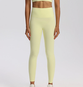 Leggings al por mayor para mujer, pantalones de yoga suaves, pantalones de fitness sin costuras frontales. - Product Image 6