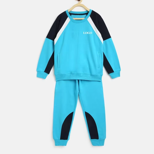 Conjunto de Sudadera con Capucha y Pantalones Deportivos de Manga Larga para Adolescentes, con Logotipo Personalizado, Transpirable, Ecológico, Informal, de Poliéster/Algodón, Corte Regular - Product Image 5