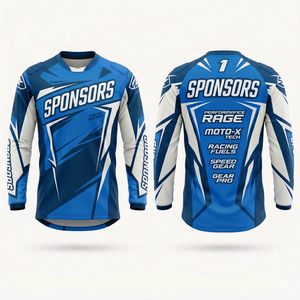 Nuevo Estilo, Transpirable, de Secado Rápido, Jersey de Motocross para Hombre, de Poliéster/Algodón, para Carreras, Descenso, Motociclismo Todoterreno, Ropa Deportiva - Product Image 2