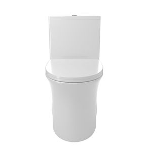WaterSense certificate 1.1/1.6 GPF Comfort altezza pavimento montate un pezzo in ceramica bianca wc Soft Close sedile coppe certificate - Product Image 2