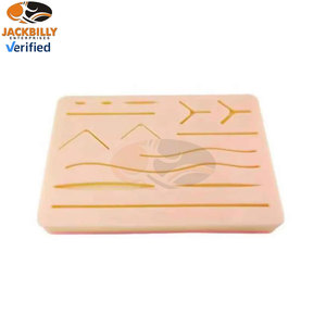 Kit complet d'entraînement à la suture pour étudiants, avec couleurs personnalisables, kit d'outils, coussin en silicone pour la formation à la suture, haute qualité, manuel, CE - Product Image 5