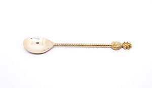 ช้อนเสิร์ฟลายสับปะรด Living Explorers สไตล์วินเทจ ทำจากทองเหลือง สำหรับใช้ในครัว รับประทานอาหาร และเป็นของขวัญ - Product Image 4