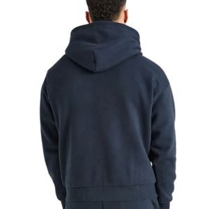 <b>Mens</b> <b>Navy</b> Blue Oversized Hoodie Tracksuit Set Matching Sweatpants Two Piece Casual Streetwear Sportswear Jogger Suit - Product Image 2