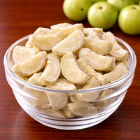 Exportkwaliteit Gefreeze-droogde Zure Amla Plakjes Bulkverpakking 100% Natuurlijke Indiase Kruisbes Snack Voedzaam & Klaar om te Eten Vegan 50kg