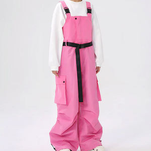 Waterproof Windproof Women's Ski Bib Pants <b>Overalls</b> High Quality Baggy Snowboard Trousers Outdoor <b>Winter</b> Sports Snowsuit Wear - Product Image 1