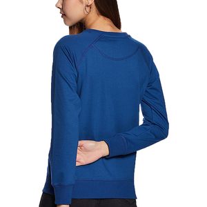 Custom Made Women's Sweatshirt 100% Cotton Casual Street Wear Solid Pattern Breathable Waterproof Eco-Friendly Low Price - Product Image 2