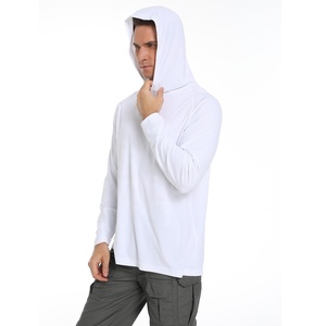 Camiseta Deportiva para Hombre, 85% Nailon, 15% Elastano, UPF 50+, Ropa Deportiva para Correr al Aire Libre, Protección Solar, Camiseta de Pesca - Product Image 2