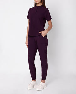 Uniforme Médico OEM para Hospital, Unisex, Verano, Fabricado en Fábrica, Traje Médico, Pijama, Pantalones Deportivos, Blusa con Cuello en V - Product Image 1