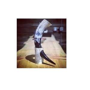 Jarra Vikinga Artesanal de Cuerno de Búfalo en Forma de Campana con Acabado Natural, Diseño Vintage, Reutilizable para Hidromiel y Cerveza, Venta al Por Mayor - Product Image 2