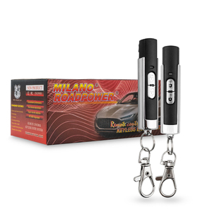 Roadpower (RP-RE-KEY88-572) Milano <b>Remote</b> Keyless Entry System, Dual <b>Remote</b> Controllers Easy To Integrate, Sleek Chrome Design - Product Image 1