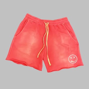 Shorts de Hombre de Alta Calidad, Estilo Americano, con Efecto Deslavado, Parches con Impresión Personalizada y Lavado Ácido, Estilo Urbano - Product Image 6