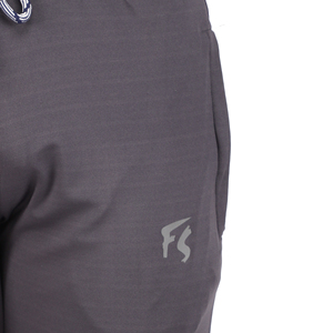 Pantalon de survêtement sport bleu à quatre voies avec bande latérale, logo personnalisable, impression HD, délavage coloré, 100 % polyester, séchage rapide, tailles homme M/L/XL - Product Image 6
