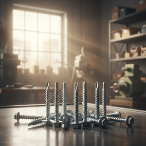 สกรูเจาะยึดหัวหกเหลี่ยม ขับเคลื่อนด้วยหัวหกเหลี่ยม ยี่ห้อ PDC รุ่น 14  เกรด 4.8 6.8 เกลียวหยาบ ผลิตจากเหล็กกล้าคาร์บอนชุบสังกะสี - Product Image 1