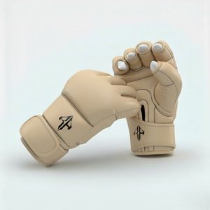 ถุงมือชกมวยหนัง PU คุณภาพใหม่สำหรับผู้ชาย น้ำหนักเบา ปิดนิ้วเต็มรูปแบบ พร้อมสายรัดข้อมือ แบบผูกเชือก รุ่น RIVIAN แบบกำหนดเองได้ - Product Image 1