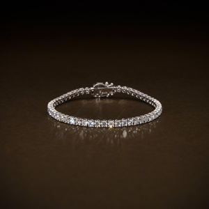 Pulsera de Diamantes de Laboratorio de Lujo con Corte Brillante Redondo de 10 Puntas para Mujer, Certificada por IGI, Oro de 14K, Elegante para Bodas y Fiestas - Product Image 5