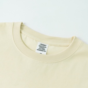 T-shirt Homme 220g 100% Coton Biologique Coupe Classique Vente en Gros Sport Décontracté Streetwear Motif Lettres Uni Respirant Séchage Rapide - Product Image 4