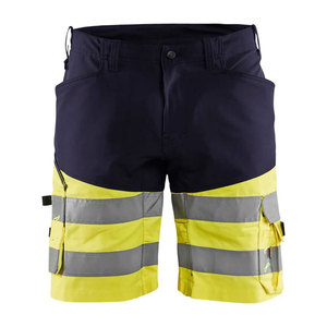 Pantalones Cortos de Trabajo para Hombre, Reflectantes, Transpirables, con Múltiples Bolsillos, para Construcción y Seguridad - Product Image 2