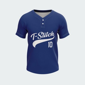 Camisetas de Béisbol Personalizadas de Alta Calidad al Por Mayor, 100% Poliéster, Antibacterianas, Ecológicas, Transpirables, Cuello en V - Product Image 4