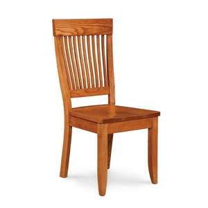 Silla de Comedor Tradicional de Madera Maciza con Listones Verticales y Diseño Estable para Uso Doméstico - Product Image 4
