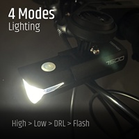 500LM Luz de bicicleta Lámpara delantera Tipo C Recargable LED 2000mAh Luz de bicicleta Faro impermeable Accesorios de bicicleta