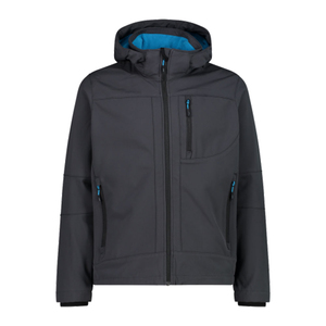 เสื้อแจ็คเก็ตผู้ชายคุณภาพสูงแบบมีฮู้ด ผ้า softshell กันน้ำ กันลม ทรงยาวบาง สำหรับฤดูหนาว รับผลิตแบบ OEM - Product Image 4