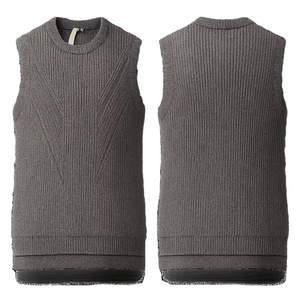 Vente Chaude en Gros – Gilet d'été moulant sans manches pour femme, col montant, en maille fine - Product Image 5