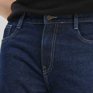 Nouveau jean en denim uni pour homme, coupe skinny, personnalisé, déchiré, respirant, prix abordable - Product Image 6
