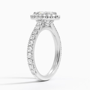 Anillo BOJ 0127 con Corte Marquesa, Plata 925, Anillo Solitario de Diamante con Engaste Francés de Lujo, 2ct, Color D, VVS1, Moissanita, Certificado GRA - Product Image 2