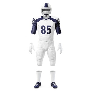 Maillot de football américain personnalisé 2025, respirant, avec logo, uniforme de sport, 100% polyester, imprimé par sublimation, unisexe, adulte - Product Image 2