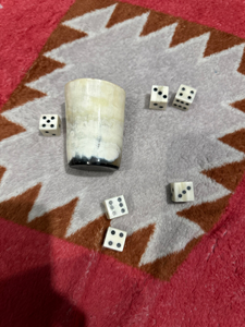 Dés de jeu en corne de buffle 100 % écologiques faits à la main, dés en os de chameau, artisanat naturel, six faces décoratives, prix abordables - Product Image 5