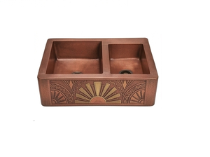 Fregadero de Cocina de Cobre Resistente, Diseñado para Cocinas Comerciales, con una Construcción Robusta que Ofrece un Rendimiento Confiable a Largo Plazo - Product Image 4