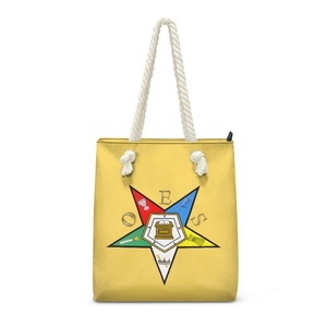 Womens Handbag POD Dropshipping <b>Beach</b> Tote <b>Bag</b> Fashionable <b>Lightweight</b> Rope Shopping <b>Bag</b> for Lady - Product Image 1