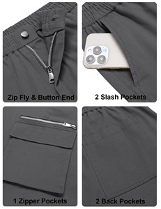 <b>Straight</b> <b>Leg</b> <b>Cargo</b> Pants Multi Pocket Casual Workwear Pants Lightweight Men's <b>Cargo</b> Pants Breathable Outdoor Utility <b>Cargo</b> Pants - Product Image 6
