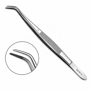 Pince dentaire incurvée en acier inoxydable de 6,5 pouces, pince de collège, instrument d'examen dentaire certifié CE et ISO - Product Image 1