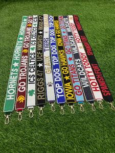 Correa de repuesto para bolso de mano con cuentas blancas, estilo Roll Tide, para llevar cruzado, accesorios para el día del partido, cinta ancha hecha a mano - Product Image 6