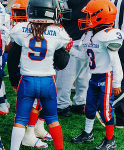 2025 camisetas de fútbol americano personalizadas para niños, colección de uniformes deportivos de alta calidad, técnicas impresas cortas bordadas en borrador - Product Image 5