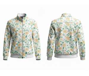 Veste d'entraînement à fermeture éclair intégrale par sublimation, vêtements de course et de fitness, chaude, respirante, séchage rapide |   Tailles Hommes Femmes Jeunes - Product Image 6