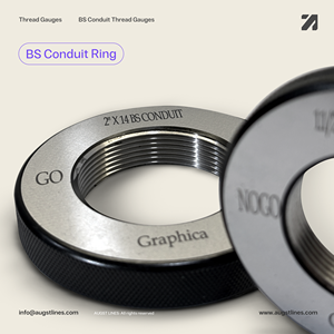 เกจวัดเกลียวท่อพรีซิชั่น BS GO/NOGO มาตรฐานอังกฤษ BS31 1940 เครื่องมือวัดเกลียวภายนอกสำหรับงานไฟฟ้า - Product Image 1