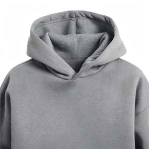 Nuevo Conjunto Deportivo de Moda para Mujer, con Logotipo Personalizado, Corte Ajustado, Ropa de Entrenamiento, Conjunto Deportivo Holgado con Capucha, Color Gris Sólido - Product Image 5