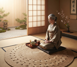 Tapis en jute tressé à prix avantageux, salon, chambre à coucher, tapis rond en jute, tapis rond en jute fait à la main, intérieur, fabriqué en Inde - Product Image 2