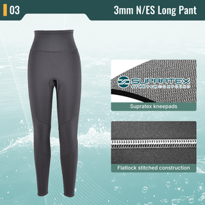 Pantalones de Buceo para Mujer Aropec de Neopreno Superelástico de 3 mm, Rodilleras Supratex, Leggings Térmicos de Cintura Alta para Surf, OEM/ODM - Product Image 4