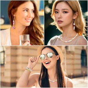 ลูกปัดทรงกลมยาว12สี1กล่อง600ชิ้นลูกปัดคริสตัลพลอยเทียมทรงหลวม8มม. สำหรับเครื่องประดับแวววาวแบบ DIY - Product Image 6