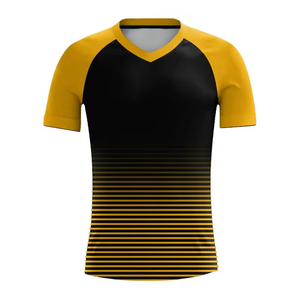 Maillot de football de club pour hommes en gros, manches courtes, respirant, écologique, séchage rapide, impression par transfert thermique, personnalisable pour équipe de soccer - Product Image 6